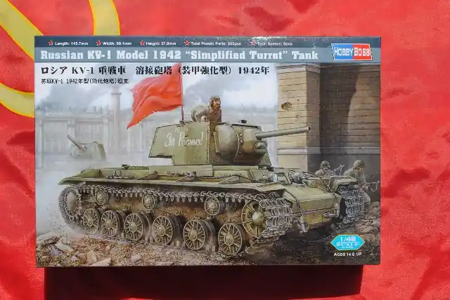 Actieprijs Hobby Boss 84812 Russian KV-1 Model 1942 Simplified Turret tank